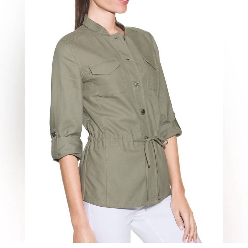White House Black Market Olive Jacket